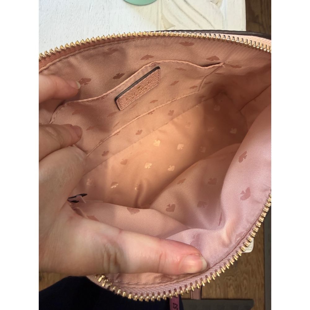 Kate Spade New York Pink Pebbled Leather Dome Crossbody Bag - Picture 6 of 7